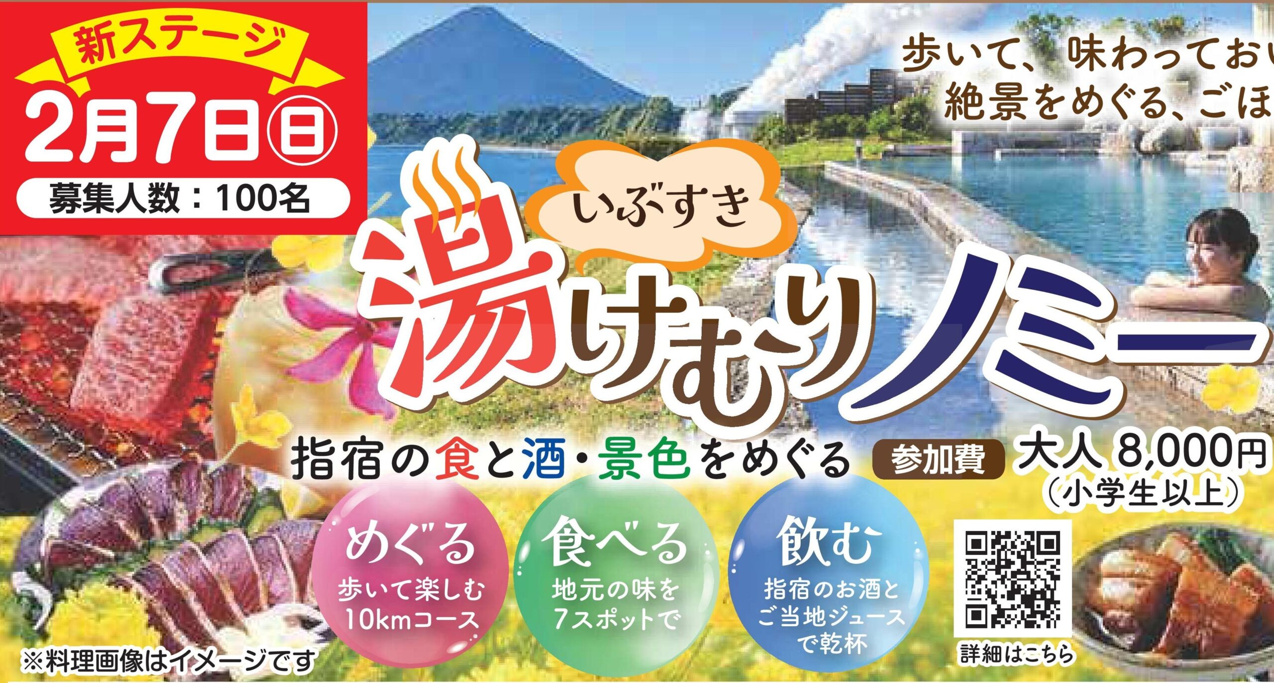 第35回いぶすき菜の花マーチ 湯けむりノミー